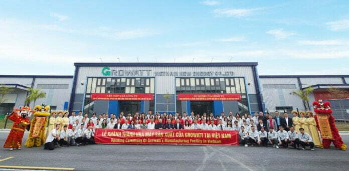 Growatt Inaugurates Its First Manufacturing Plant Vietnam 696x341 1 probid energy