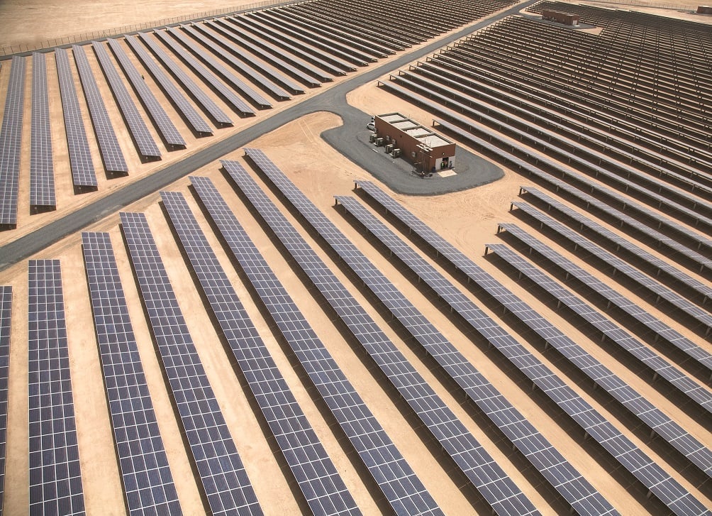 Masdar City 10 MW aerial probid energy