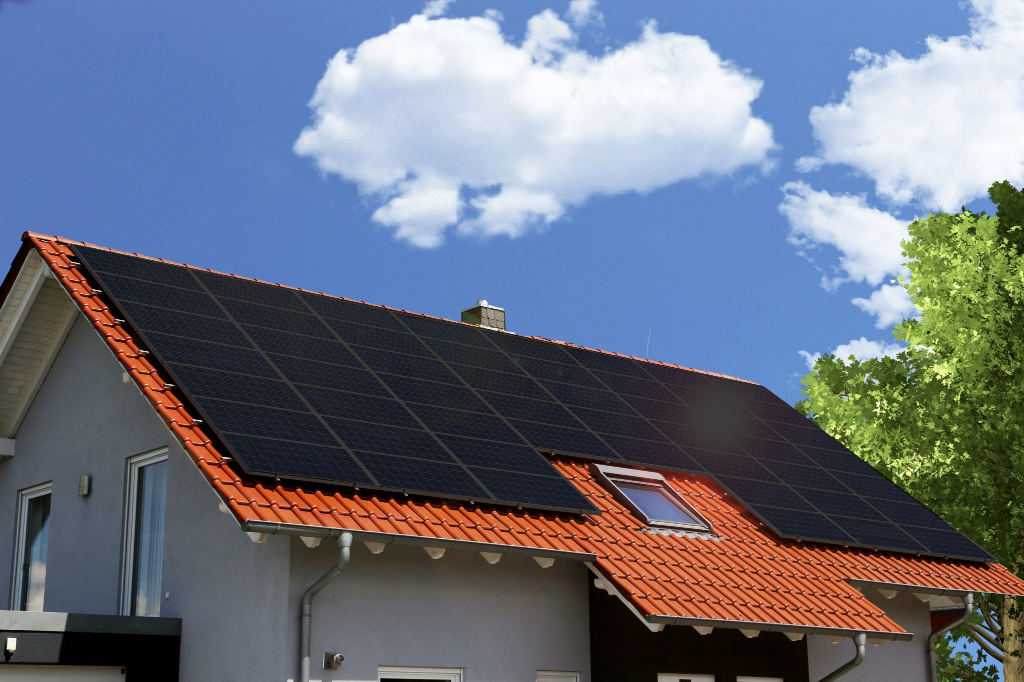 solar panels installed on home probid energy